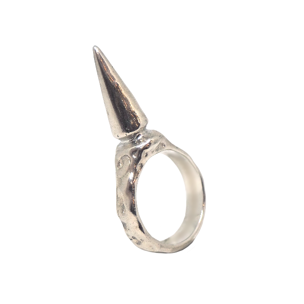 Anillo punta plata de ley